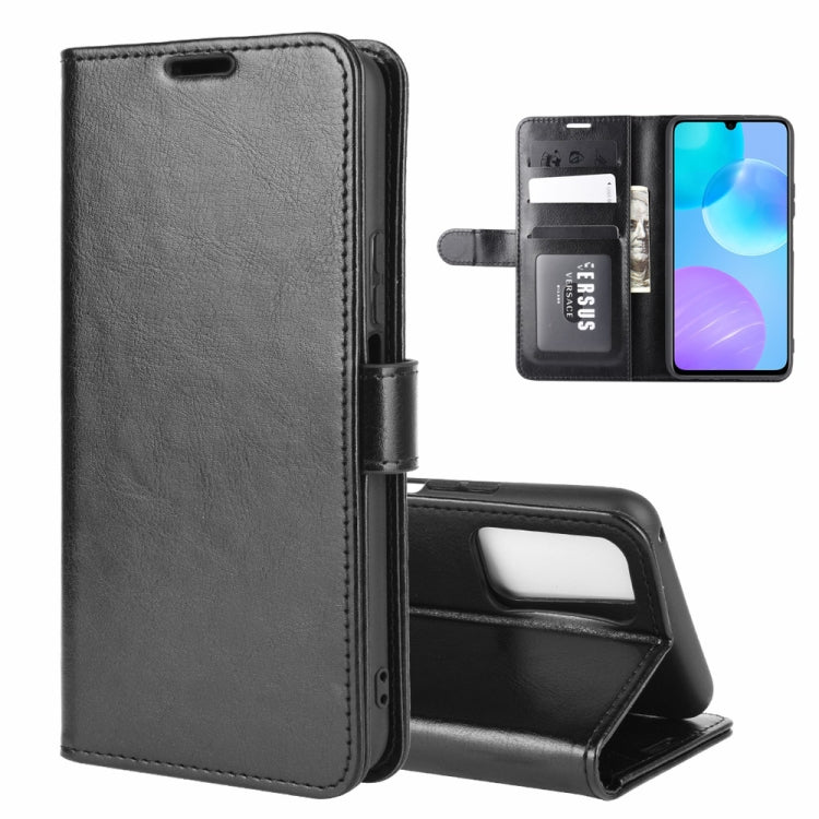 For Huawei Honor 30 lite/Honor 30 Youth R64 Texture Single Horizontal Flip Protective Case with Holder & Card Slots & Wallet& Photo Frame