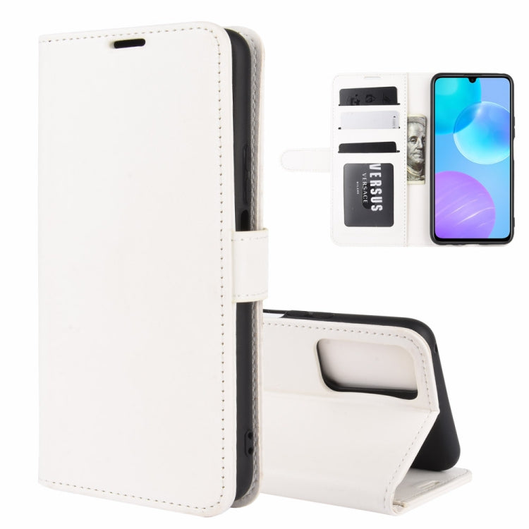 For Huawei Honor 30 lite/Honor 30 Youth R64 Texture Single Horizontal Flip Protective Case with Holder & Card Slots & Wallet& Photo Frame