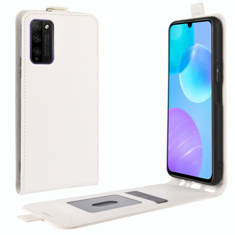 For Huawei Honor 30 lite/Honor 30 Youth R64 Texture Single Vertical Flip Leather Protective Case with Card Slots & Photo Frame