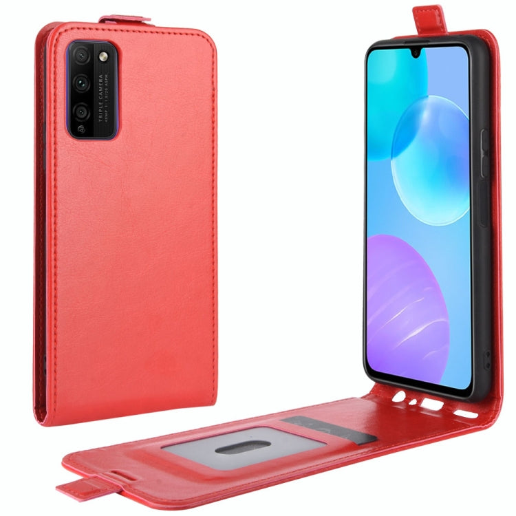 For Huawei Honor 30 lite/Honor 30 Youth R64 Texture Single Vertical Flip Leather Protective Case with Card Slots & Photo Frame