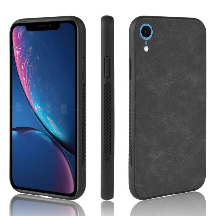 For iPhone XR Shockproof Sheep Skin PC + PU + TPU Case