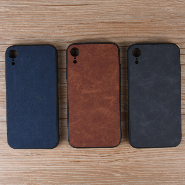 For iPhone XR Shockproof Sheep Skin PC + PU + TPU Case