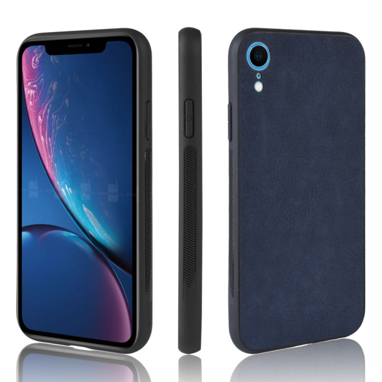 For iPhone XR Shockproof Sheep Skin PC + PU + TPU Case