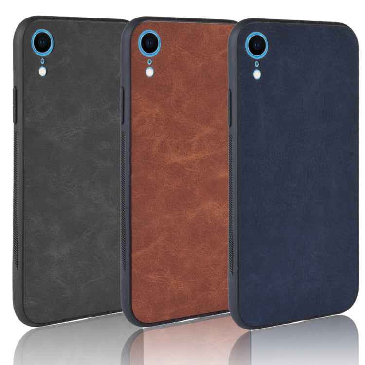 For iPhone XR Shockproof Sheep Skin PC + PU + TPU Case