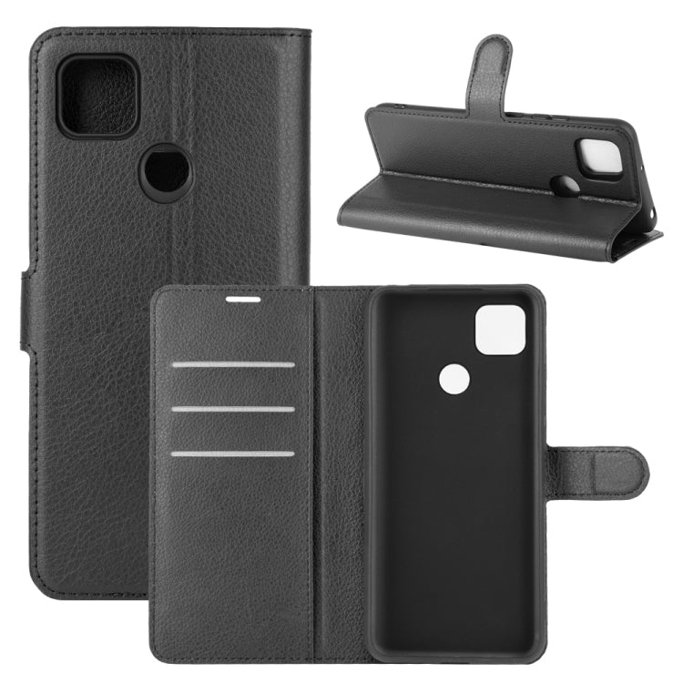 For Xiaomi Redmi 9C Litchi Texture Horizontal Flip Protective Case with Holder & Card Slots & Wallet
