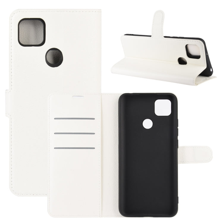 For Xiaomi Redmi 9C Litchi Texture Horizontal Flip Protective Case with Holder & Card Slots & Wallet