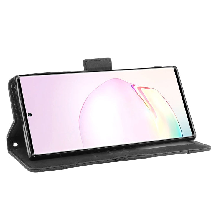 For Samsung Galaxy Note20 Ultra Wallet Style Skin Feel Calf Pattern Leather Case with Separate Card Slot