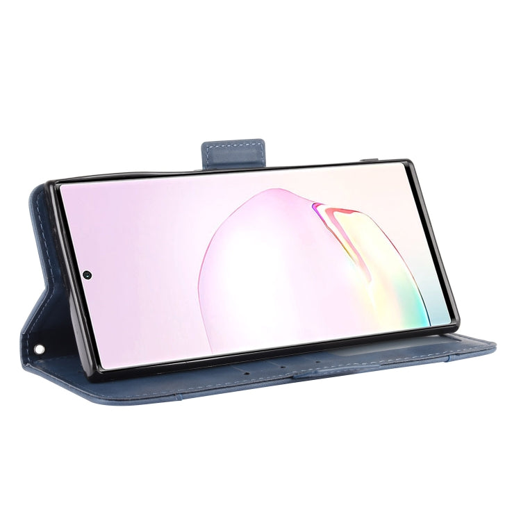 For Samsung Galaxy Note20 Ultra Wallet Style Skin Feel Calf Pattern Leather Case with Separate Card Slot