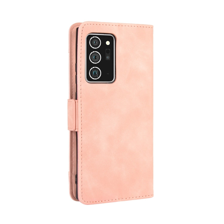 For Samsung Galaxy Note20 Ultra Wallet Style Skin Feel Calf Pattern Leather Case with Separate Card Slot