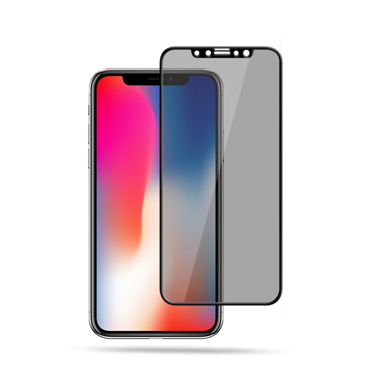 For iPhone 12 Pro Max mocolo 0.33mm 9H 2.5D Full Glue Privacy Anti-glare Tempered Glass Film
