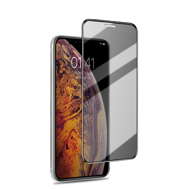 For iPhone 12 Pro Max mocolo 0.33mm 9H 2.5D Full Glue Privacy Anti-glare Tempered Glass Film
