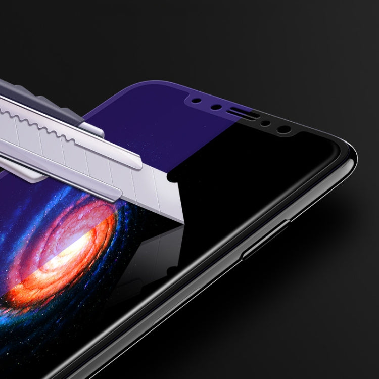 For iPhone 12 Pro Max mocolo 0.33mm 9H 2.5D Full Glue Anti Blue-ray Tempered Glass Film