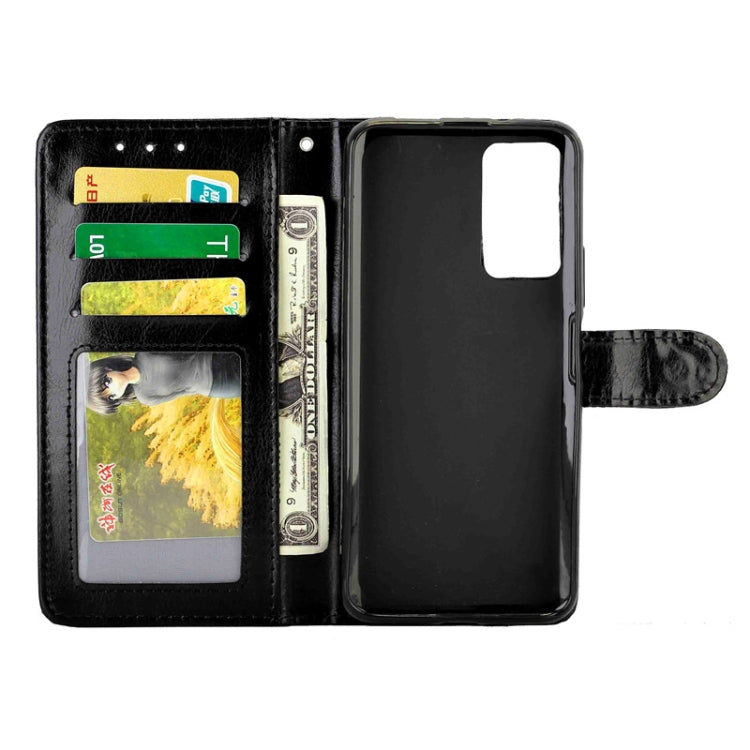 For Huawei Honor X10 5G Crazy Horse Texture Leather Horizontal Flip Protective Case with Holder & Card Slots & Wallet & Photo Frame