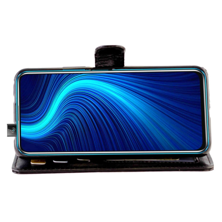 For Huawei Honor X10 5G Crazy Horse Texture Leather Horizontal Flip Protective Case with Holder & Card Slots & Wallet & Photo Frame