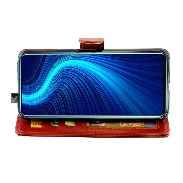 For Huawei Honor X10 5G Crazy Horse Texture Leather Horizontal Flip Protective Case with Holder & Card Slots & Wallet & Photo Frame