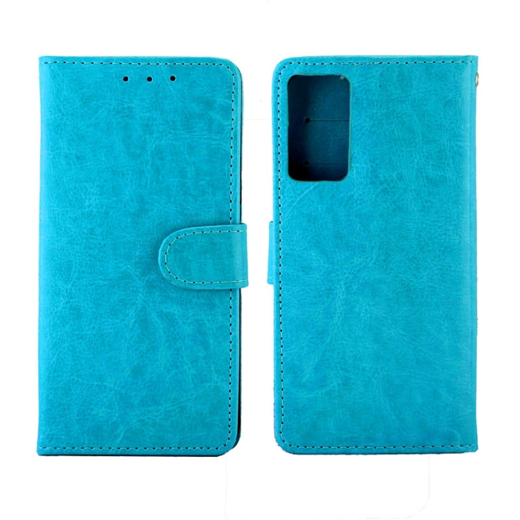 For Huawei Honor X10 5G Crazy Horse Texture Leather Horizontal Flip Protective Case with Holder & Card Slots & Wallet & Photo Frame