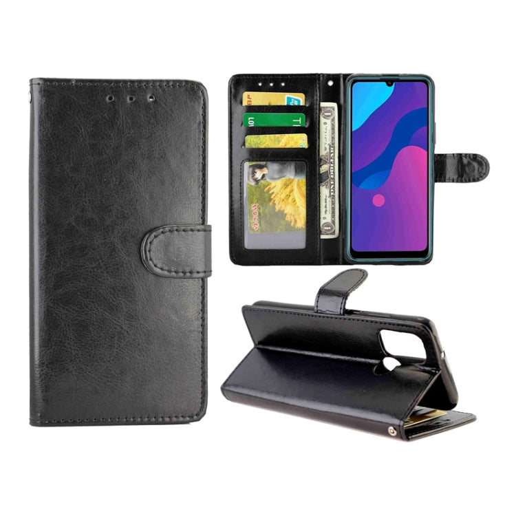 For Huawei Honor Play9A/Honor9A Crazy Horse Texture Leather Horizontal Flip Protective Case with Holder & Card Slots & Wallet & Photo Frame