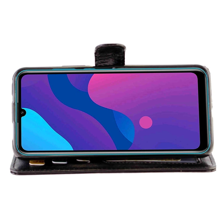 For Huawei Honor Play9A/Honor9A Crazy Horse Texture Leather Horizontal Flip Protective Case with Holder & Card Slots & Wallet & Photo Frame