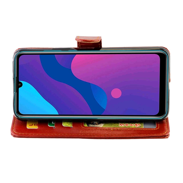 For Huawei Honor Play9A/Honor9A Crazy Horse Texture Leather Horizontal Flip Protective Case with Holder & Card Slots & Wallet & Photo Frame