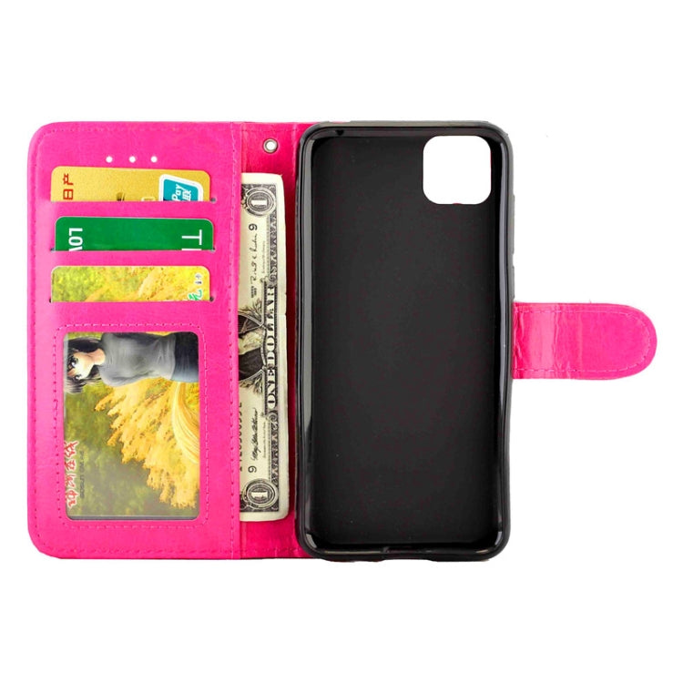 For Huawei Y5P(2020)/Honor9S Crazy Horse Texture Leather Horizontal Flip Protective Case with Holder & Card Slots & Wallet & Photo Frame