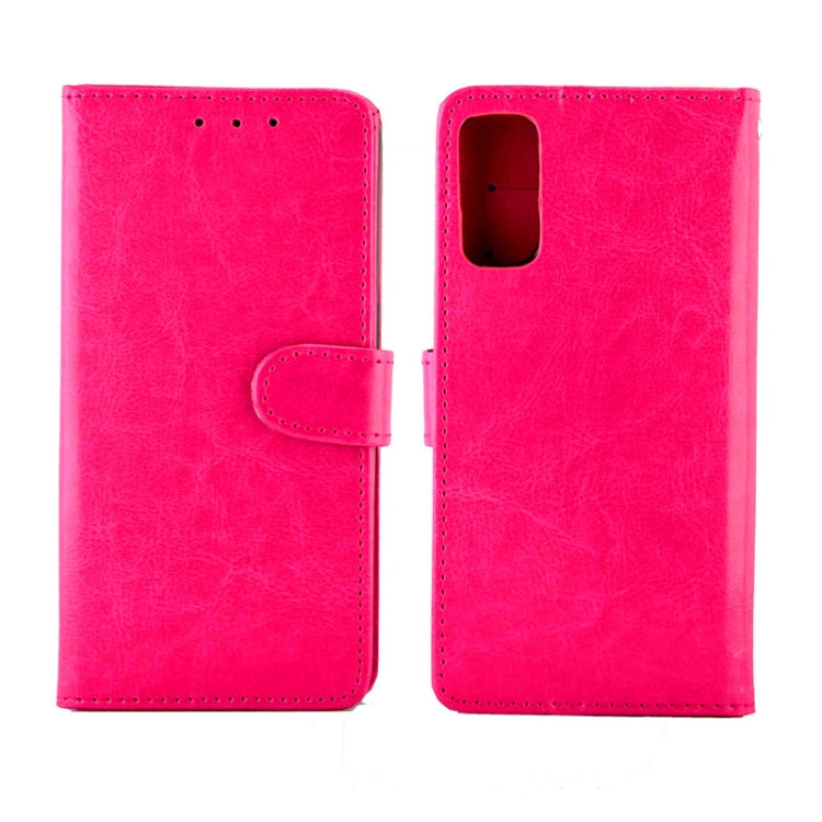 For OPPO Reno4 Pro Crazy Horse Texture Leather Horizontal Flip Protective Case with Holder & Card Slots & Wallet & Photo Frame