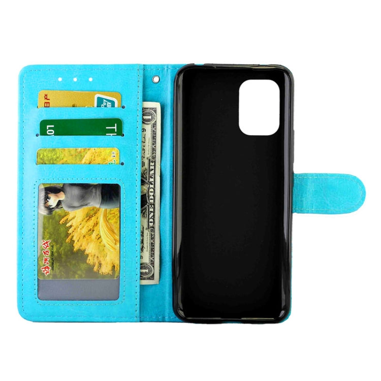 For Xiaomi Mi 10lite Crazy Horse Texture Leather Horizontal Flip Protective Case with Holder & Card Slots & Wallet & Photo Frame