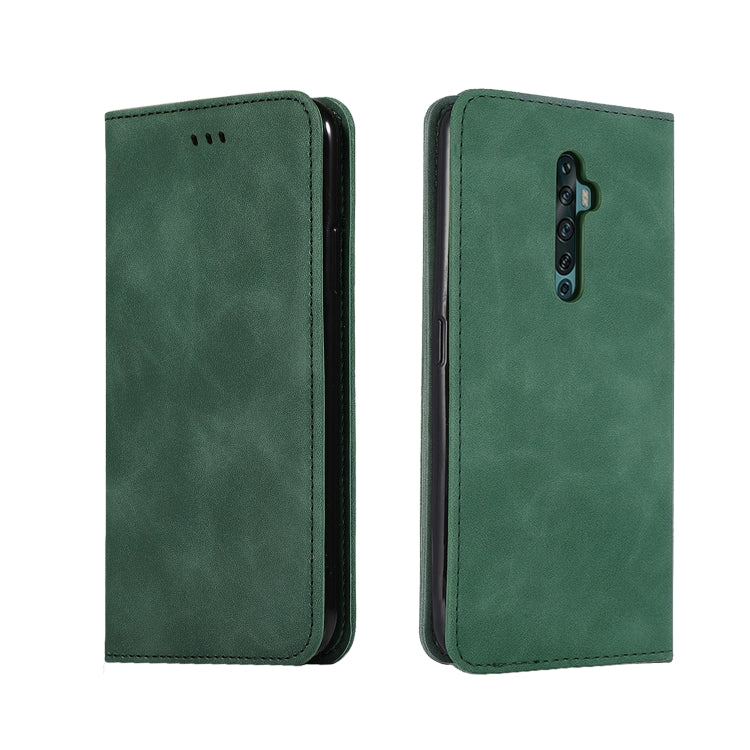 For OPPO Reno 2Z & Reno 2F Retro Skin Feel Business Magnetic Horizontal Flip Leather Case