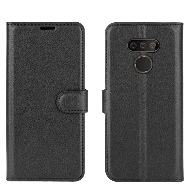 For LG harmony 4 Litchi Texture Horizontal Flip Protective Case with Holder & Card Slots & Wallet