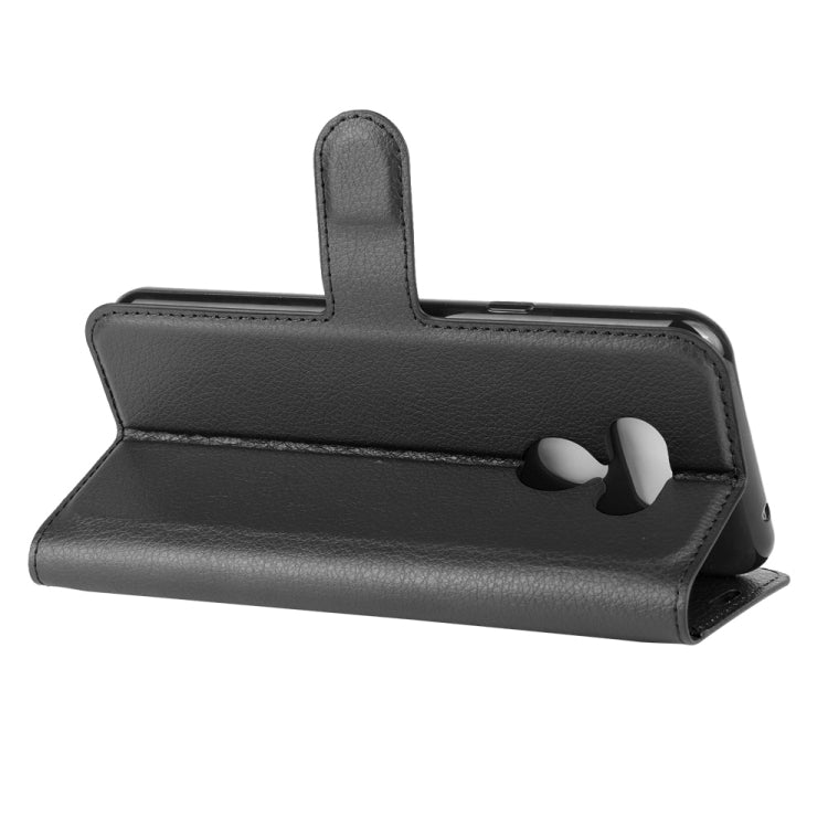 For LG harmony 4 Litchi Texture Horizontal Flip Protective Case with Holder & Card Slots & Wallet