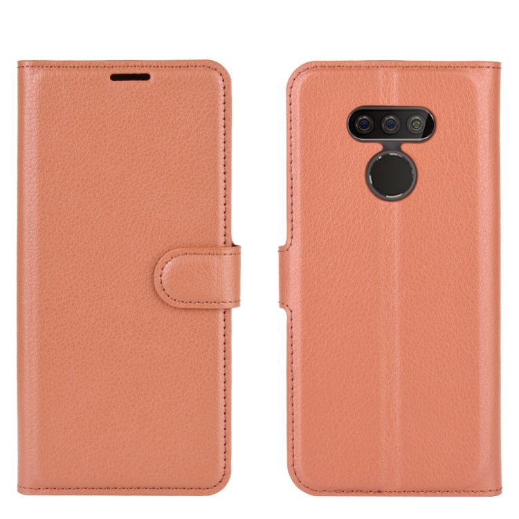 For LG harmony 4 Litchi Texture Horizontal Flip Protective Case with Holder & Card Slots & Wallet