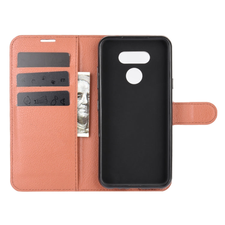 For LG harmony 4 Litchi Texture Horizontal Flip Protective Case with Holder & Card Slots & Wallet