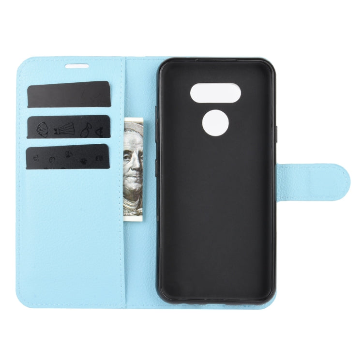 For LG harmony 4 Litchi Texture Horizontal Flip Protective Case with Holder & Card Slots & Wallet