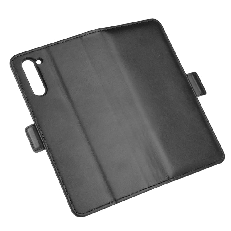 For OPPO Reno 3A (Japanese Version) Dual-side Magnetic Buckle Horizontal Flip Leather Case with Holder & Card Slots & Wallet