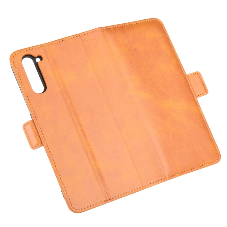 For OPPO Reno 3A (Japanese Version) Dual-side Magnetic Buckle Horizontal Flip Leather Case with Holder & Card Slots & Wallet