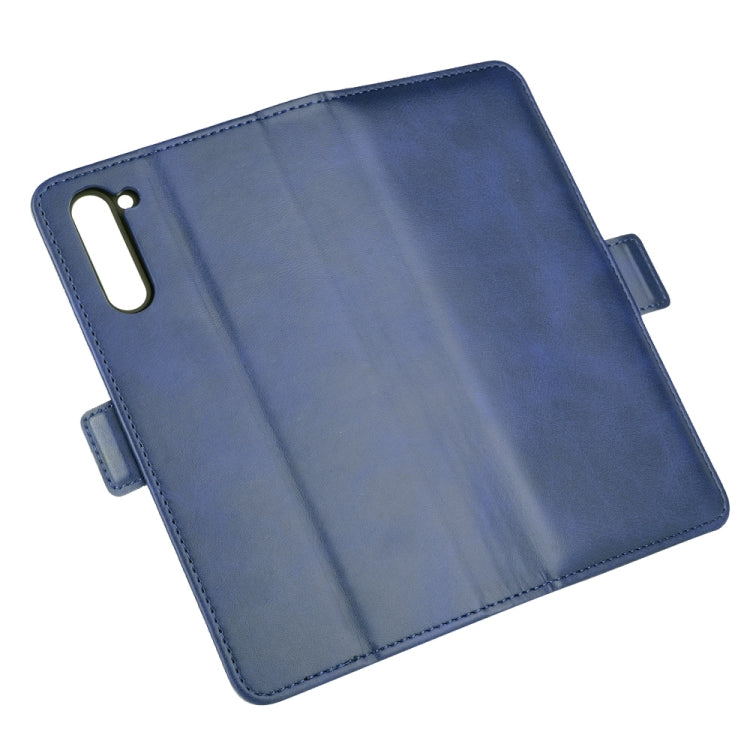 For OPPO Reno 3A (Japanese Version) Dual-side Magnetic Buckle Horizontal Flip Leather Case with Holder & Card Slots & Wallet