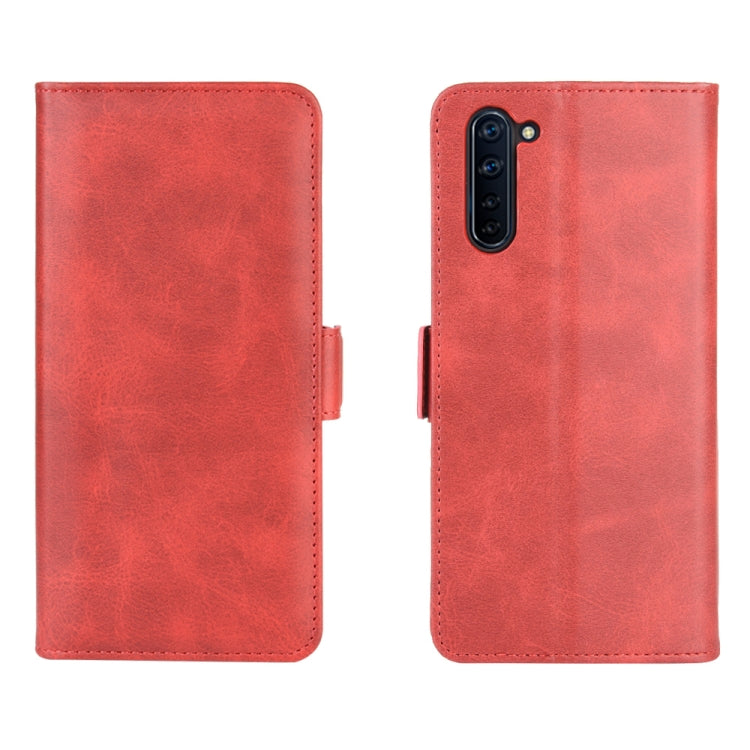 For OPPO Reno 3A (Japanese Version) Dual-side Magnetic Buckle Horizontal Flip Leather Case with Holder & Card Slots & Wallet