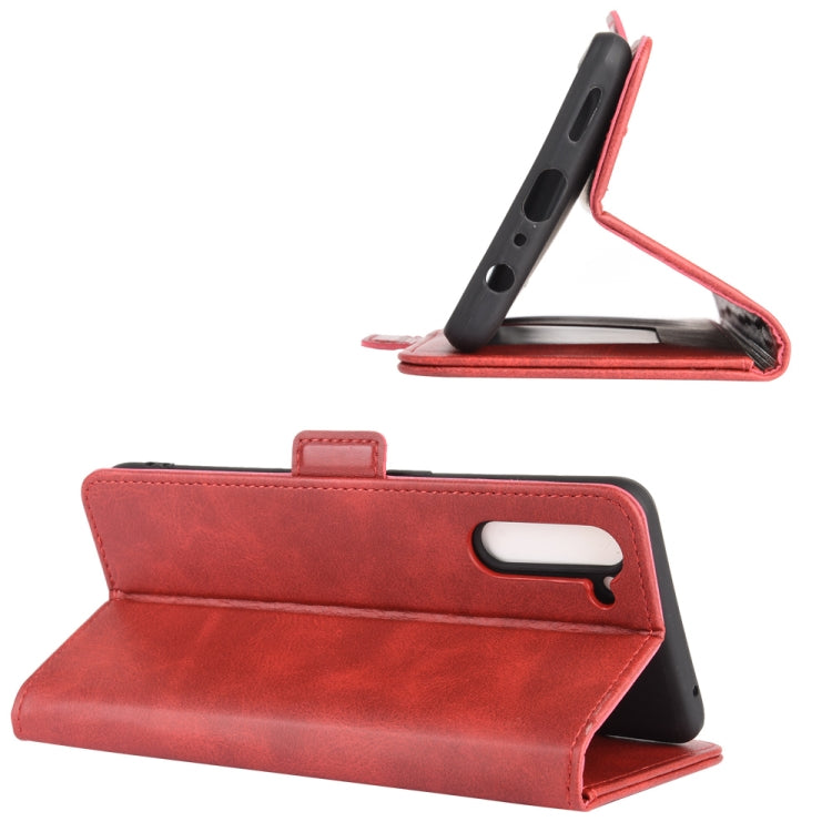 For OPPO Reno 3A (Japanese Version) Dual-side Magnetic Buckle Horizontal Flip Leather Case with Holder & Card Slots & Wallet