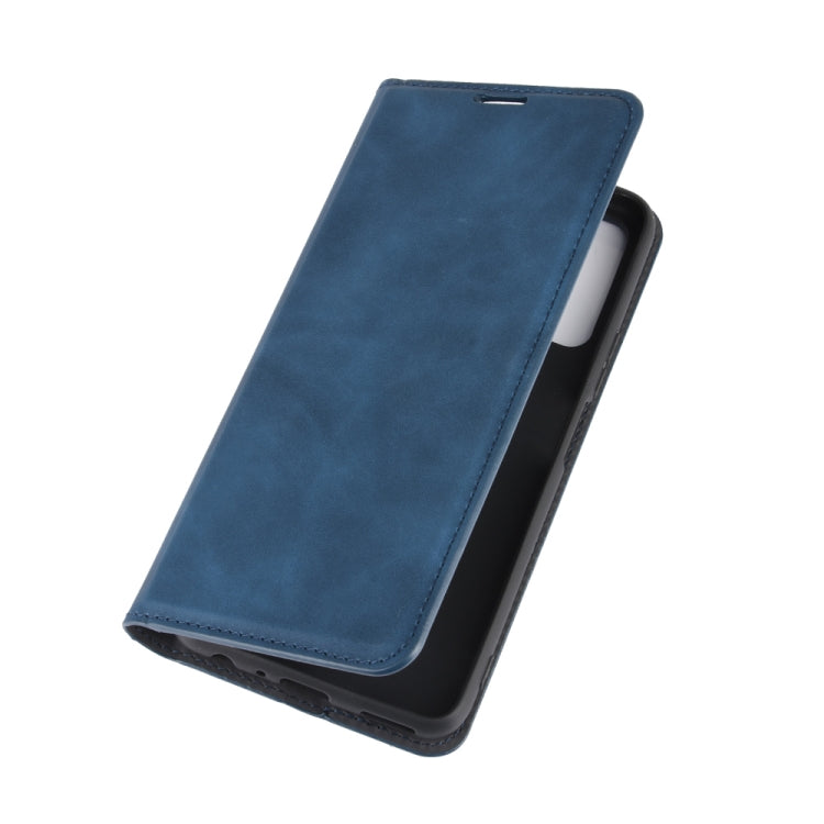 For Huawei Honor 30 Lite/30 Youth Retro-skin Business Magnetic Suction Leather Case with Holder & Card Slots & Wallet