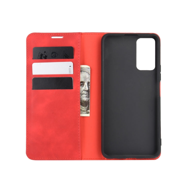 For Huawei Honor 30 Lite/30 Youth Retro-skin Business Magnetic Suction Leather Case with Holder & Card Slots & Wallet
