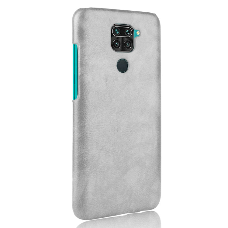 For Xiaomi Redmi Note 9 / Redmi 10X 4G Shockproof Litchi Texture PC + PU Case
