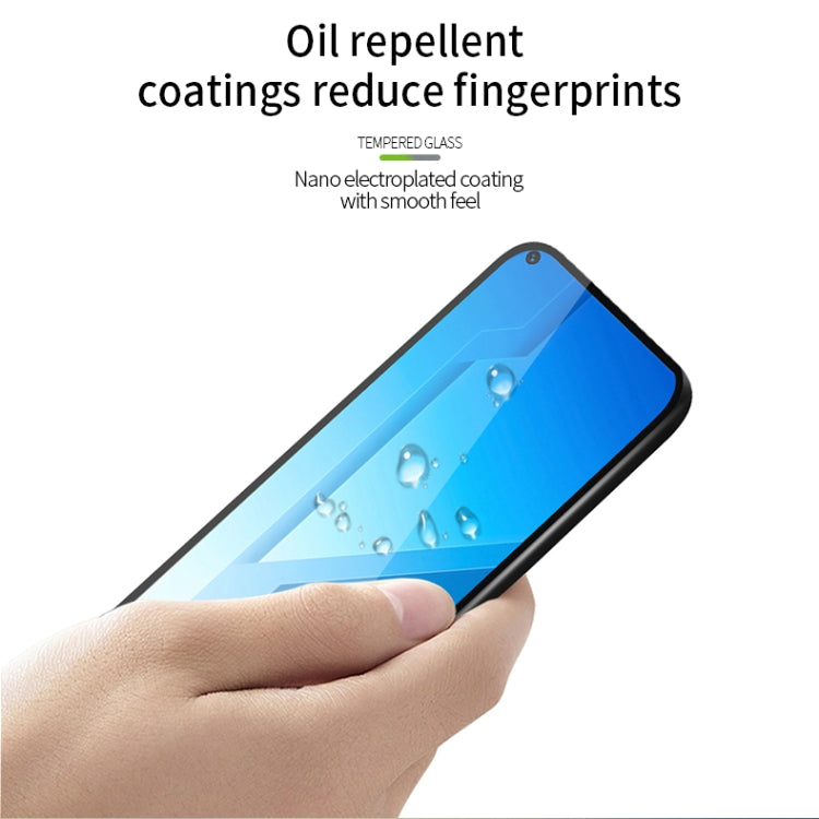 For Huawei Honor Play4 MOFI 9H 2.5D Full Screen Tempered Glass Film(Black)