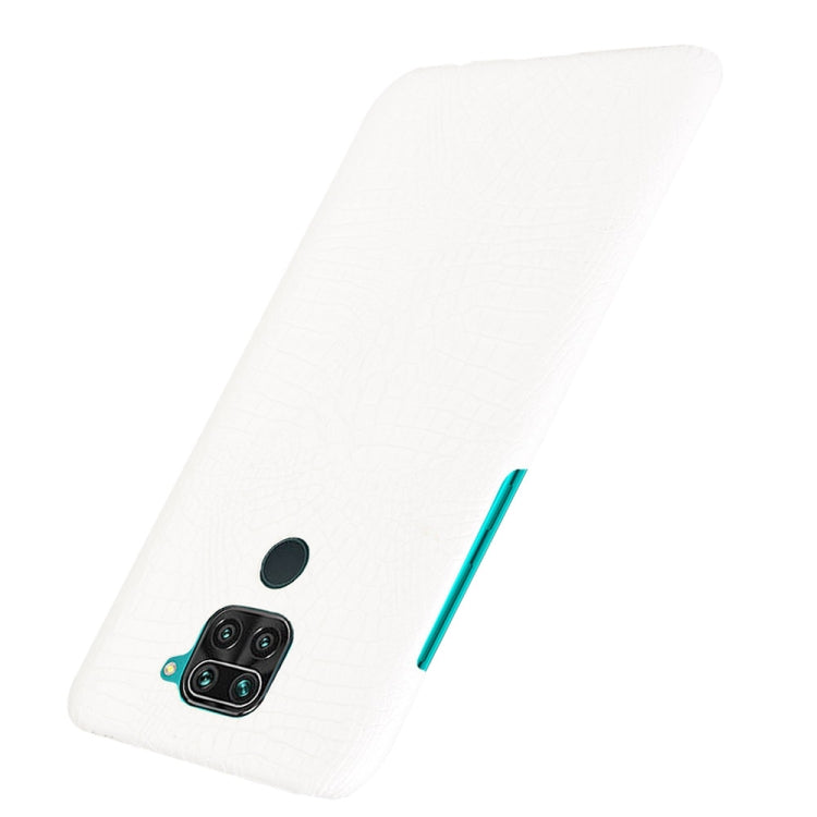 For Xiaomi Redmi Note 9 / Redmi 10X 4G Shockproof Crocodile Texture PC + PU Case