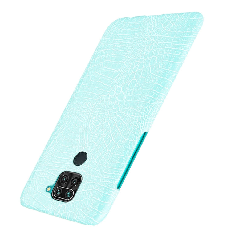 For Xiaomi Redmi Note 9 / Redmi 10X 4G Shockproof Crocodile Texture PC + PU Case