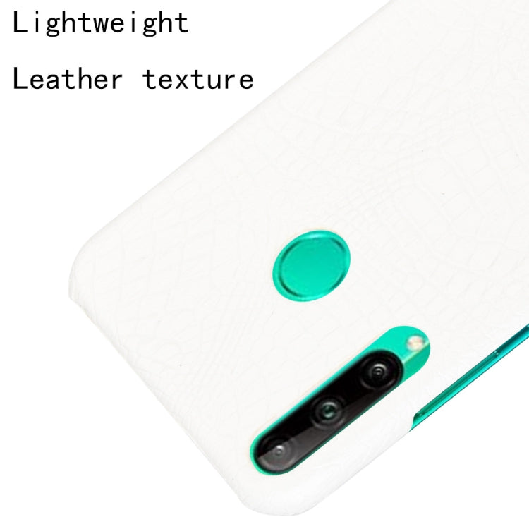 For Huawei Honor 9C Shockproof Crocodile Texture PC + PU Case