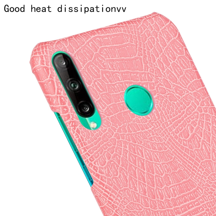 For Huawei Honor 9C Shockproof Crocodile Texture PC + PU Case