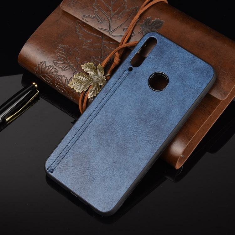 For Huawei Honor 9C Shockproof Sewing Cow Pattern Skin PC + PU + TPU Case