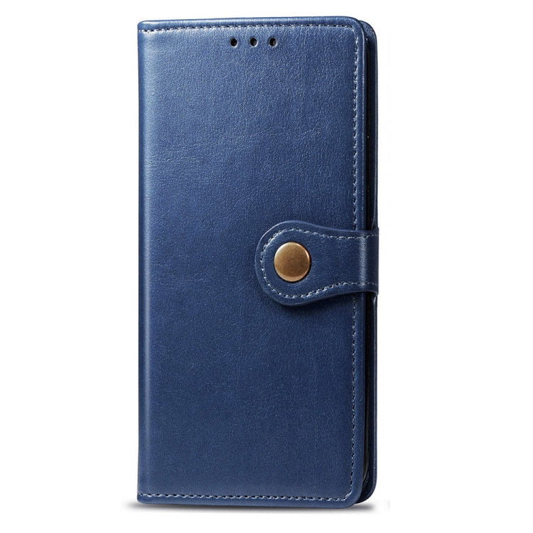For OPPO Reno3 A Solid Color Leather Buckle Phone Case with Lanyard & Photo Frame & Card Slot & Wallet & Stand Function