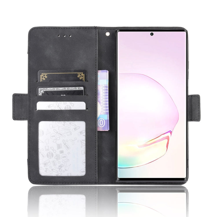 For Samsung Galaxy Note20 Wallet Style Skin Feel Calf Pattern Leather Case with Separate Card Slot