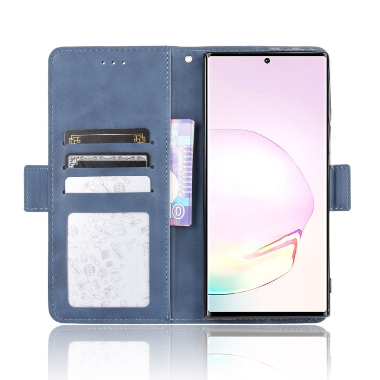 For Samsung Galaxy Note20 Wallet Style Skin Feel Calf Pattern Leather Case with Separate Card Slot