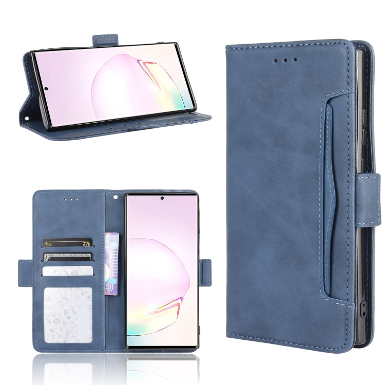 For Samsung Galaxy Note20 Wallet Style Skin Feel Calf Pattern Leather Case with Separate Card Slot